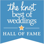 Inductee of The Knot Best of Weddings Hall of Fame